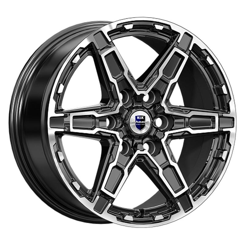 Литой колесный диск K&K KC1159 Дистрикт алмаз черный 8,0x18 6x139,7 ET30 D106,1