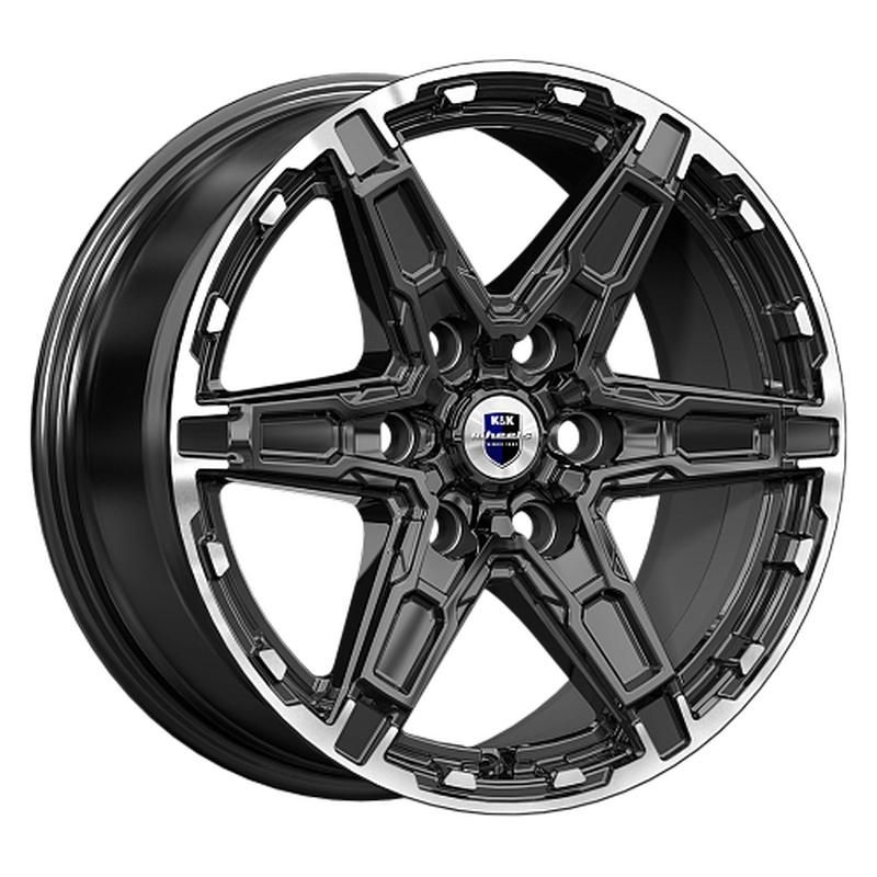 Литой колесный диск K&K KC1159 Дистрикт черный бриллиант 8,0x18 6x139,7 ET30 D106,1