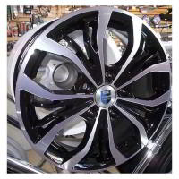 Литой колесный диск K&K КС705 Аламида алмаз черный 7,0x17 5x100 ET38 D67,1