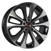Литой колесный диск Hyundai Replica HND124 BKF 7,0x18 5x114,3 ET35 D67,1