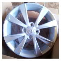 Литой колесный диск Hyundai Replica HND8-S 6,0x15 4x100 ET48 D54,1