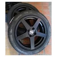Литой колесный диск Proma ЛеМан черный матовый 7,0x17 5x114,3 ET43 D60,1
