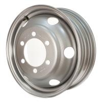Штампованный стальной диск Asterro Газель серебро 5,5x16 6x170 ET106 D130 1250 кг