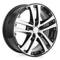 Литой колесный диск K&K КС423 Центурион алмаз черный 7,0x17 5x100 ET48 D56,1