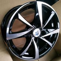 Литой колесный диск K&K КС590 Игуана алмаз черный 7,0x17 5x112 ET43 D57,1