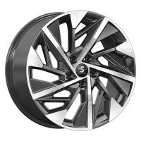 Литой колесный диск Skad КР009 Diamond black gris 7,5x18 5x108 ET47 D60,1