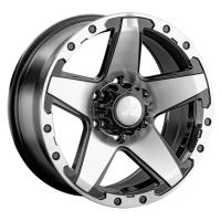 Литой колесный диск LS wheels LS 1284 BKF 8,0x16 5x150 ET2 D110,1