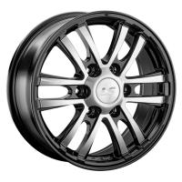 Литой колесный диск LS wheels LS 1287 BKF 7,0x17 6x139,7 ET30 D106,1