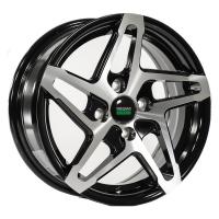 Литой колесный диск Megami MGM-34 BKF 6,0x14 4x98 ET35 D58,6