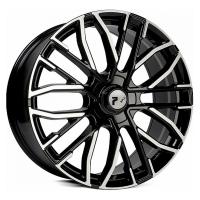 Литой колесный диск Zeekr Replica ZKR2 BFP 9,5x22 5x108 ET48 D63,4