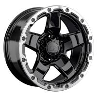 Литой колесный диск LS wheels LS 1371 BKL 9,5x18 6x139,7 ET5 D106,1