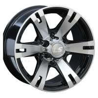 Литой колесный диск LS wheels LS 182 BKF 8,0x17 6x139,7 ET38 D100,1