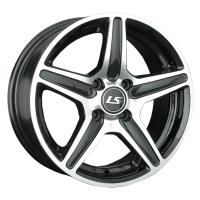 Литой колесный диск LS wheels LS 345 BKF 7,0x16 4x108 ET27 D65,1