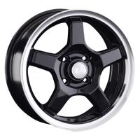 Литой колесный диск LS wheels LS 816 BKL 7,0x16 4x100 ET45 D60,1