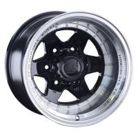 Литой колесный диск LS wheels LS 879 BKL 10,0x15 6x139,7 ET-44 D106,1