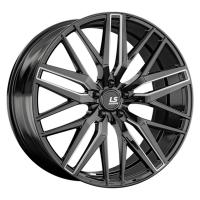 Литой колесный диск LS wheels RC77 BK+SSF 9,5x22 5x114,3 ET45 D67,1