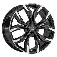 Литой колесный диск LS wheels RC92 BKF 8,0x19 5x108 ET45 D63,3