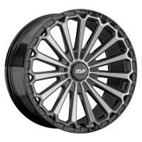 Литой колесный диск LS wheels RC80 BKF 9,0x20 6x139,7 ET25 D100,1