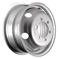 Штампованный стальной диск Asterro TC1607PLUS серебро 5,5x16 6x170 ET106 D130 1500 кг