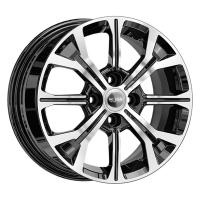 Литой колесный диск K&K КС945 Vesta алмаз черный 6,0x15 4x100 ET50 D60,1