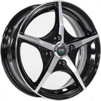 Литой колесный диск Megami MGM-19FF BKF 5,5x14 4x100 ET43 D60,1