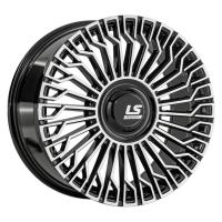 Литой колесный диск LSwheels RC99 BKF 9,0x22 6x139,7 ET45 D95,1