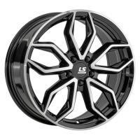 Литой колесный диск LSwheels RC104 BKF 7,5x18 5x108 ET45 D65,1