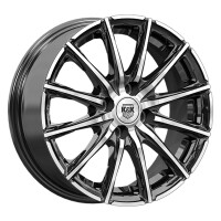 Литой колесный диск K&K КС1199 Сандал алмаз черный 6,0x15 4x100 ET41 D54,1