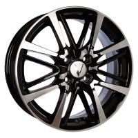 Литой колесный диск Вектор B215 алмаз черный 6,0x16 4x100 ET41 D60,1