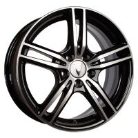 Литой колесный диск Вектор B223 алмаз черный 6,5x16 5x114,3 ET45 D67,1