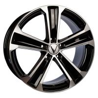 Литой колесный диск Вектор B224 алмаз черный 8,0x18 5x114,3 ET50 D60,1