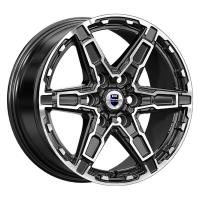 Литой колесный диск K&K KC1159 Дистрикт алмаз черный 8,0x18 6x114,3 ET25 D66,1