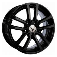 Литой колесный диск Вектор B209 черный 6,0x15 5x100 ET38 D57,1
